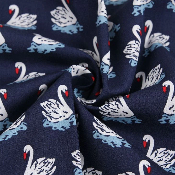 Vestido de algodón estampado