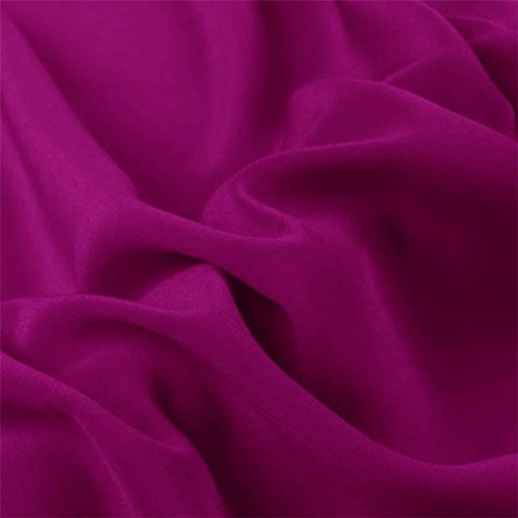 Crepe De Chine Seda Magenta