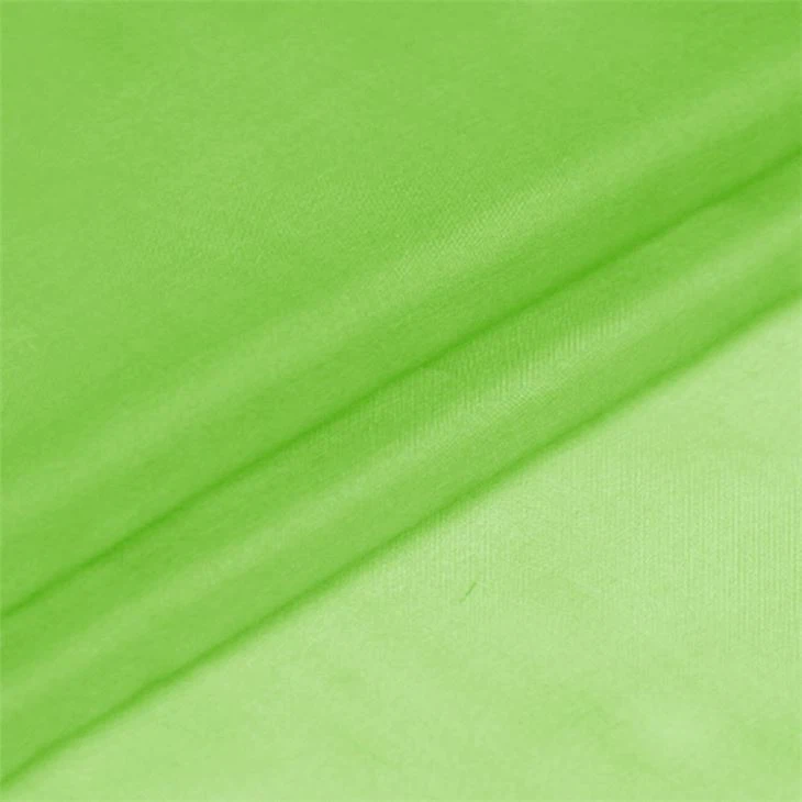 Material de organza de seda